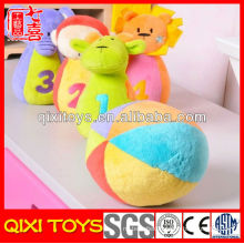 Customized logo promotional gift plush baby toy